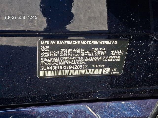 new 2026 BMW X5 car, priced at $87,200