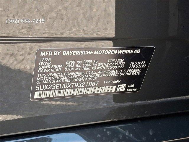 new 2026 BMW X5 car, priced at $82,175