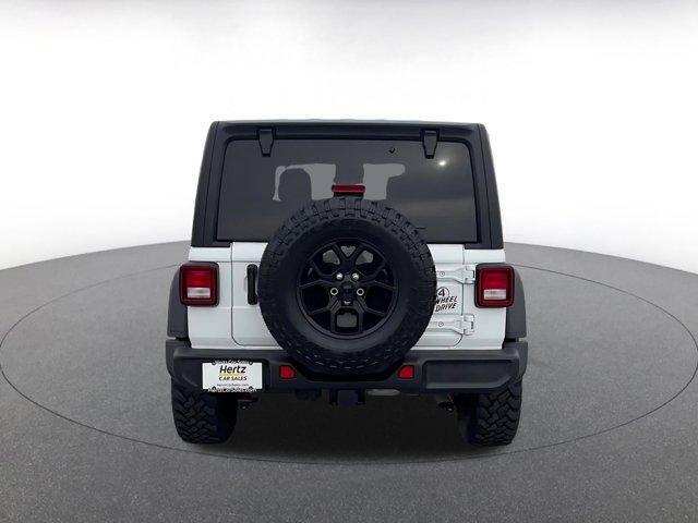 used 2025 Jeep Wrangler car, priced at $29,800