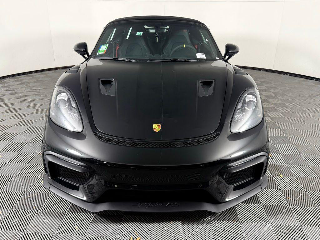 new 2025 Porsche 718 Spyder car, priced at $177,385