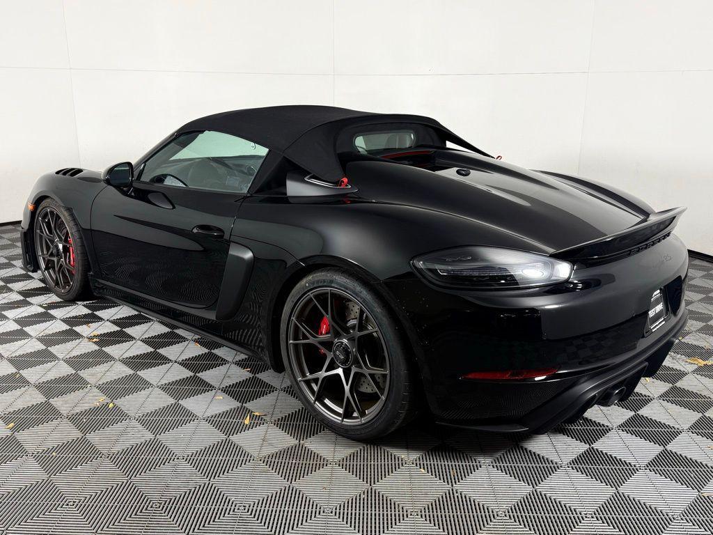 new 2025 Porsche 718 Spyder car, priced at $177,385