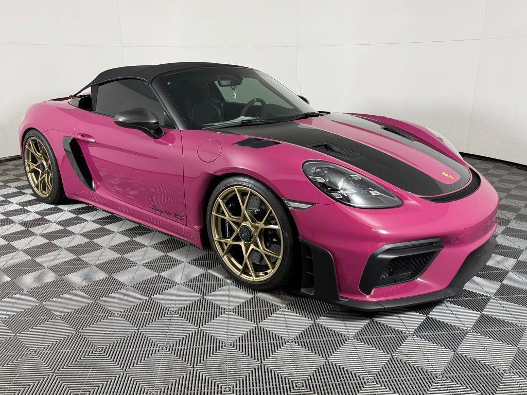 used 2024 Porsche 718 Spyder car, priced at $219,950