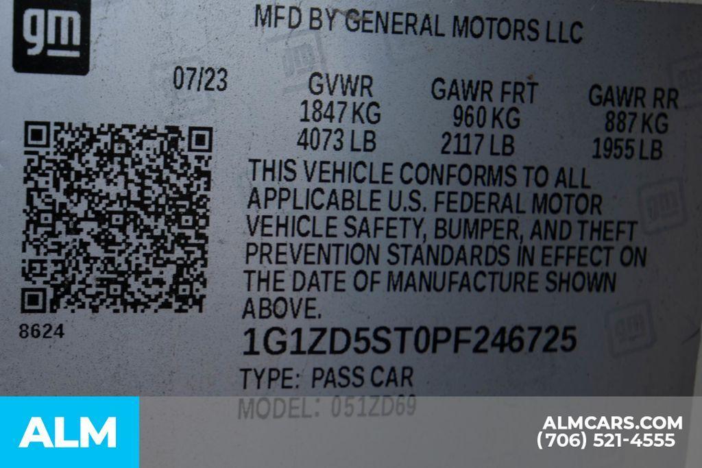 used 2023 Chevrolet Malibu car, priced at $16,920