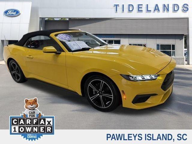 used 2024 Ford Mustang car, priced at $28,295