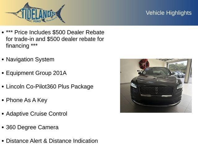 used 2021 Lincoln Nautilus car, priced at $29,300