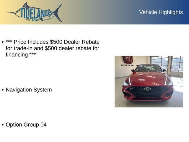 used 2022 Hyundai Sonata car, priced at $21,995