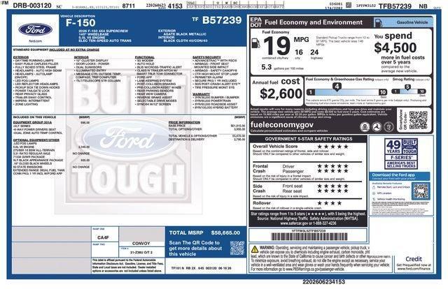 new 2026 Ford F-150 car, priced at $55,260