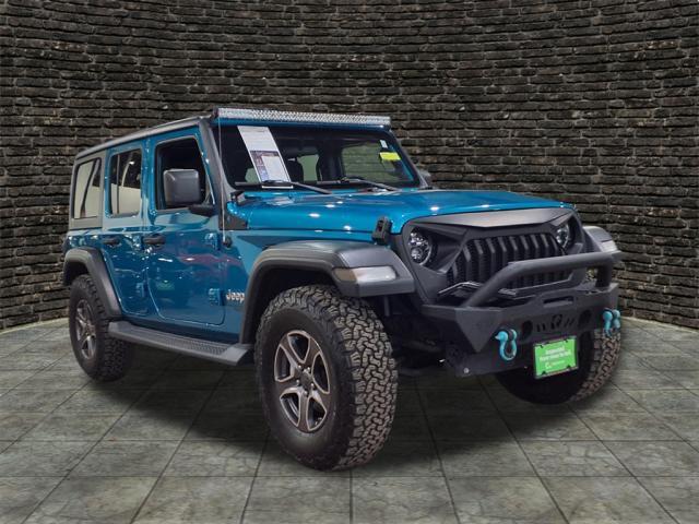 used 2020 Jeep Wrangler Unlimited car, priced at $17,900
