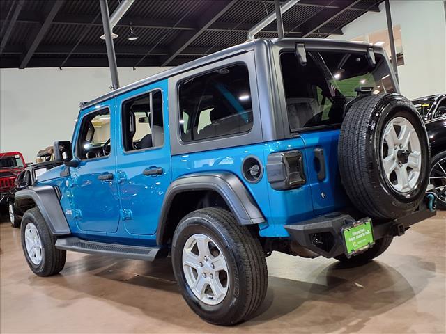used 2020 Jeep Wrangler Unlimited car, priced at $21,100