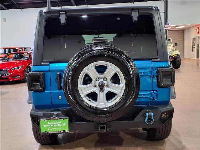 used 2020 Jeep Wrangler Unlimited car, priced at $21,100