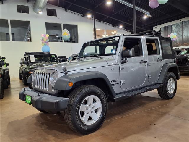 used 2017 Jeep Wrangler Unlimited car, priced at $20,594