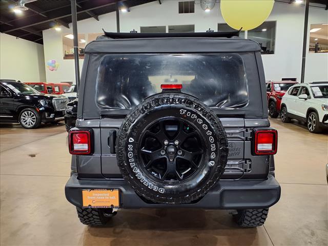 used 2021 Jeep Wrangler car, priced at $27,400