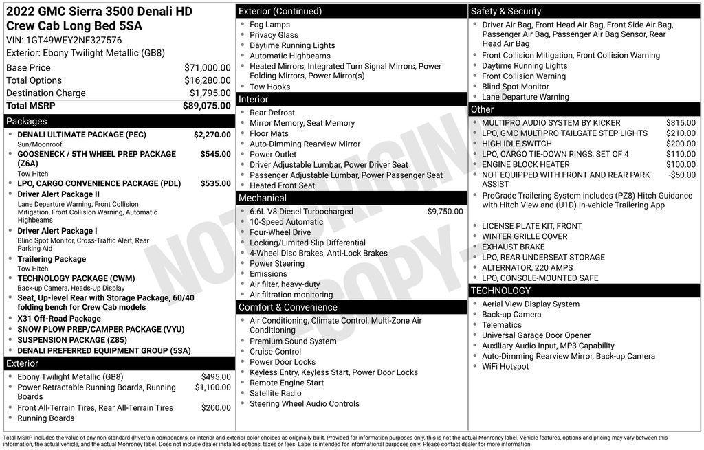 used 2022 GMC Sierra 3500 car
