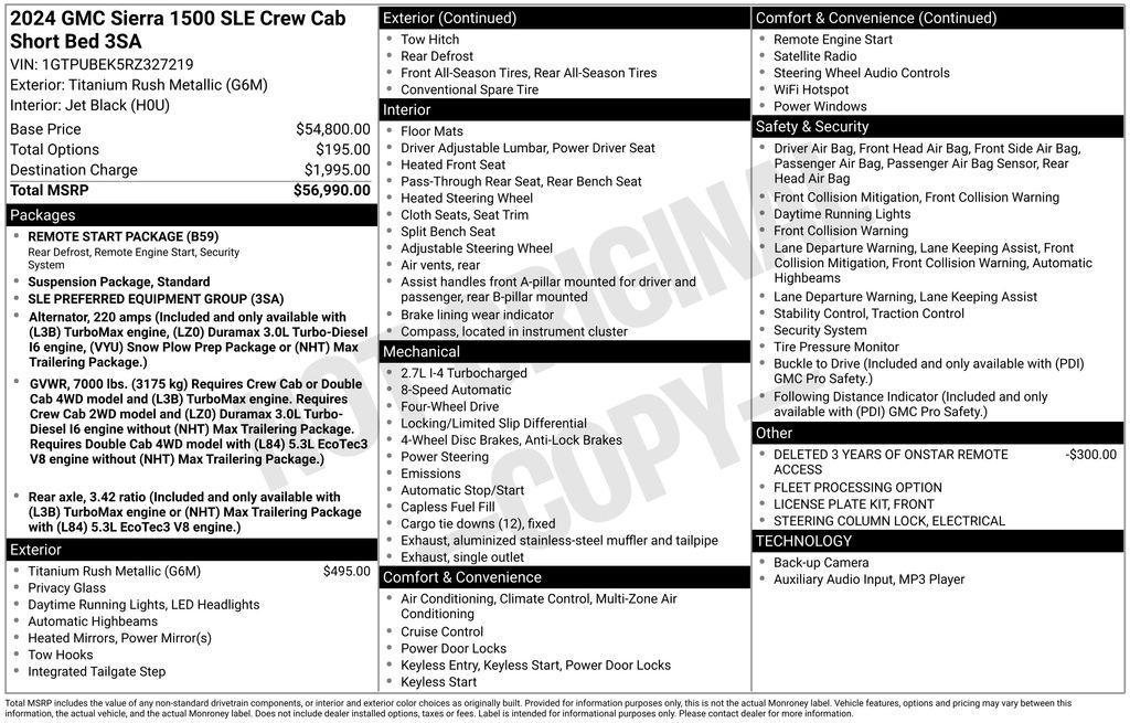 used 2024 GMC Sierra 1500 car, priced at $35,994