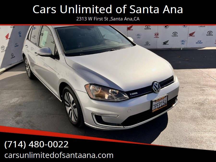used 2016 Volkswagen e-Golf car, priced at $7,995
