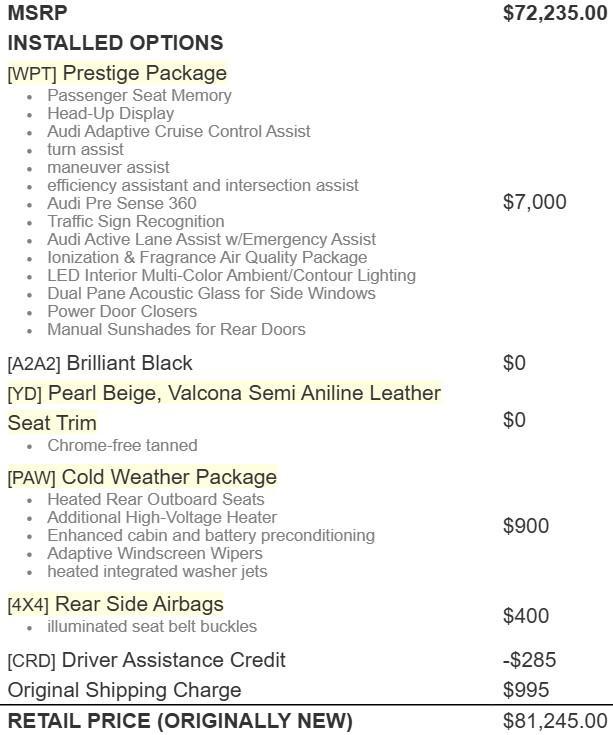 used 2019 Audi e-tron car