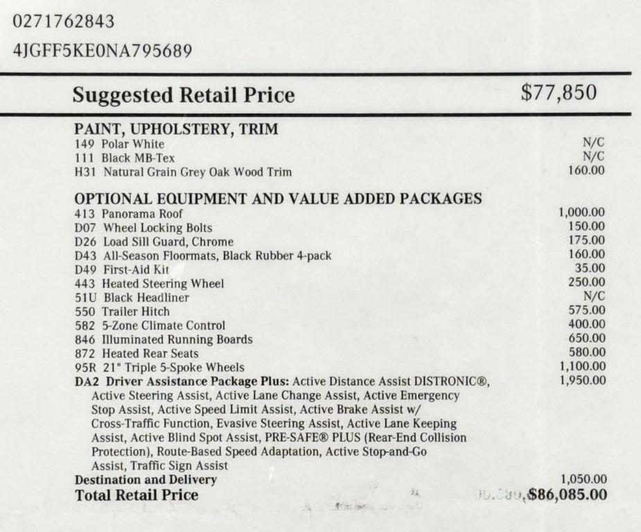 used 2022 Mercedes-Benz GLS 450 car, priced at $50,999