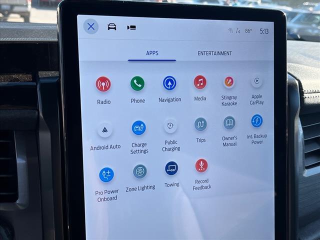 new 2025 Ford F-150 Lightning car, priced at $74,485