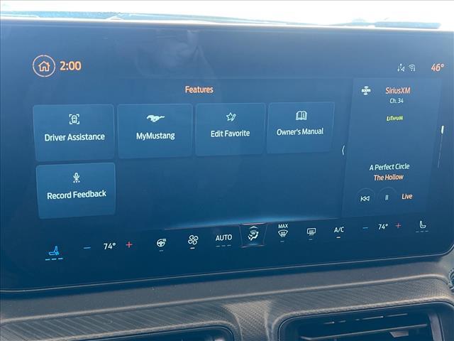 new 2025 Ford Mustang car, priced at $74,240