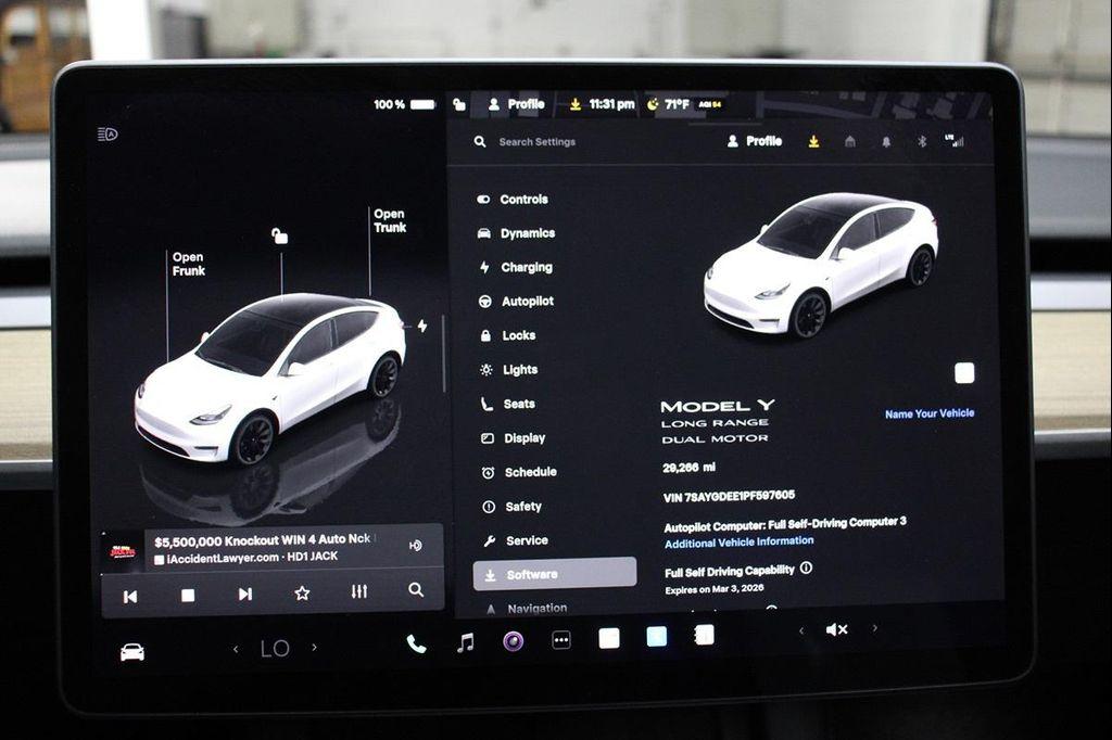 used 2023 Tesla Model Y car, priced at $29,990