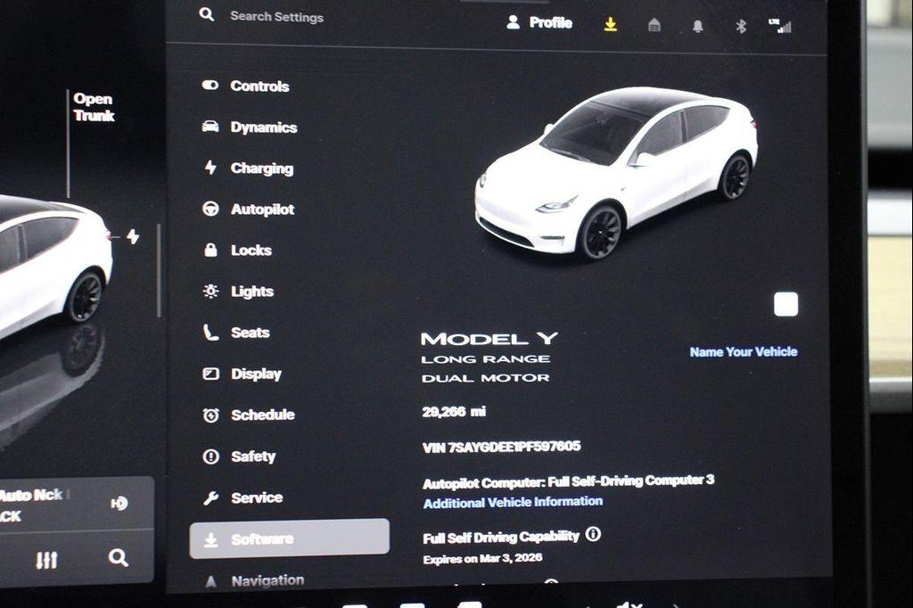 used 2023 Tesla Model Y car, priced at $29,990