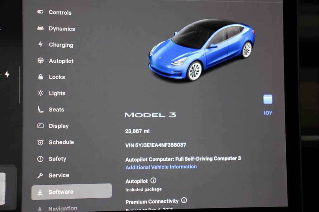 used 2022 Tesla Model 3 car, priced at $20,990