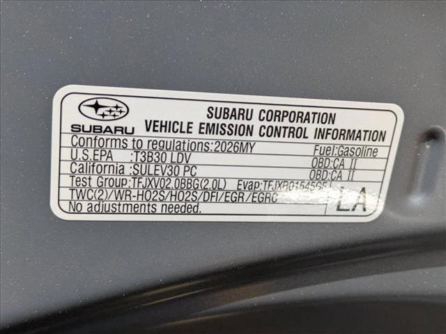 new 2026 Subaru Impreza car, priced at $28,532