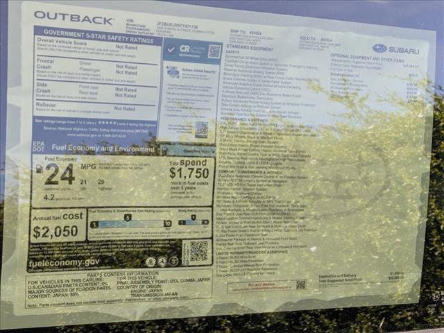 new 2026 Subaru Outback car, priced at $50,609