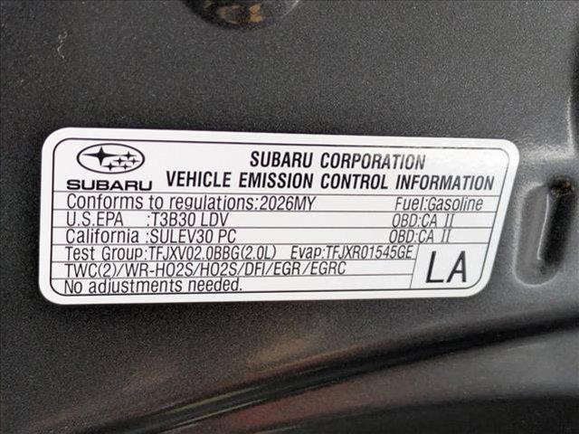 new 2026 Subaru Impreza car, priced at $28,460