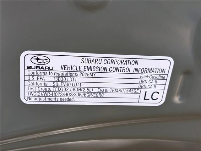 new 2026 Subaru Crosstrek car, priced at $31,562