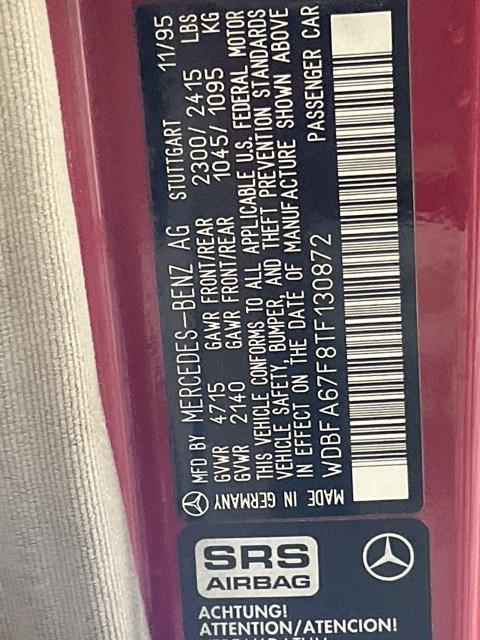 used 1996 Mercedes-Benz SL-Class car, priced at $4,995