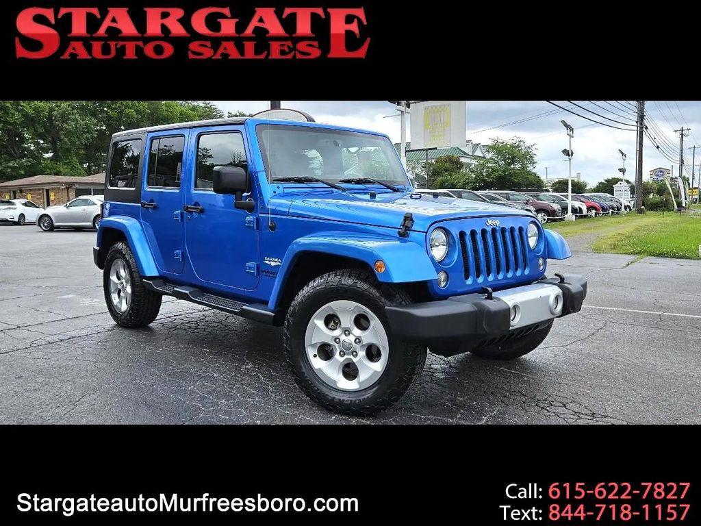 used 2015 Jeep Wrangler Unlimited car, priced at $18,700