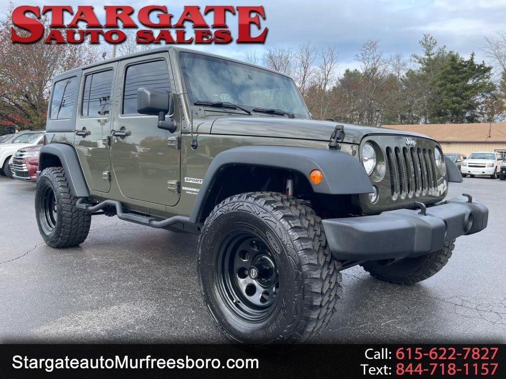 used 2016 Jeep Wrangler Unlimited car, priced at $19,995