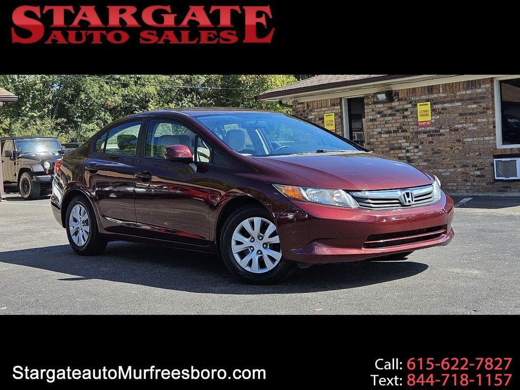 used 2012 Honda Civic car, priced at $11,995