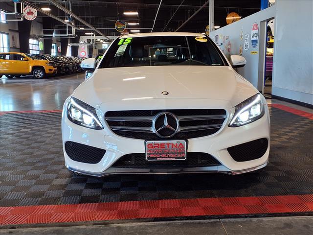 used 2015 Mercedes-Benz C-Class car, priced at $15,988