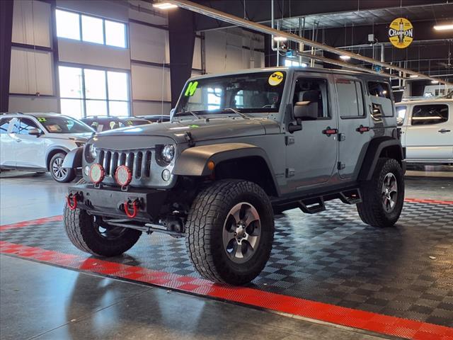used 2014 Jeep Wrangler Unlimited car, priced at $17,988