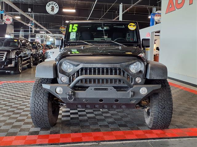 used 2015 Jeep Wrangler Unlimited car, priced at $19,988
