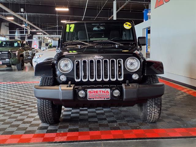 used 2017 Jeep Wrangler Unlimited car, priced at $18,988