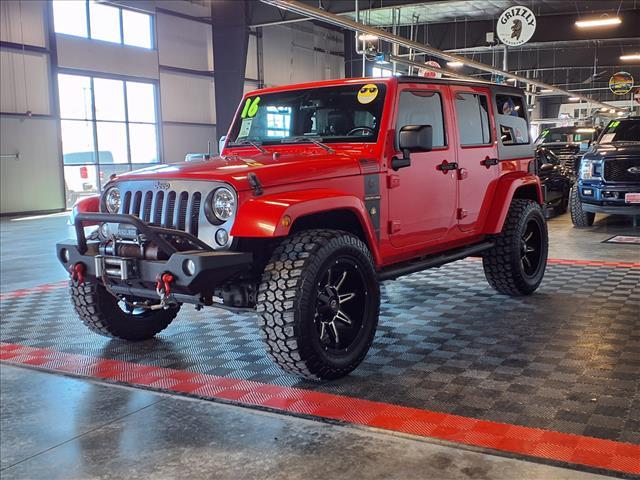 used 2016 Jeep Wrangler Unlimited car, priced at $15,988