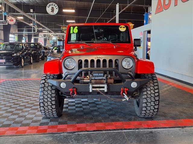 used 2016 Jeep Wrangler Unlimited car, priced at $15,988