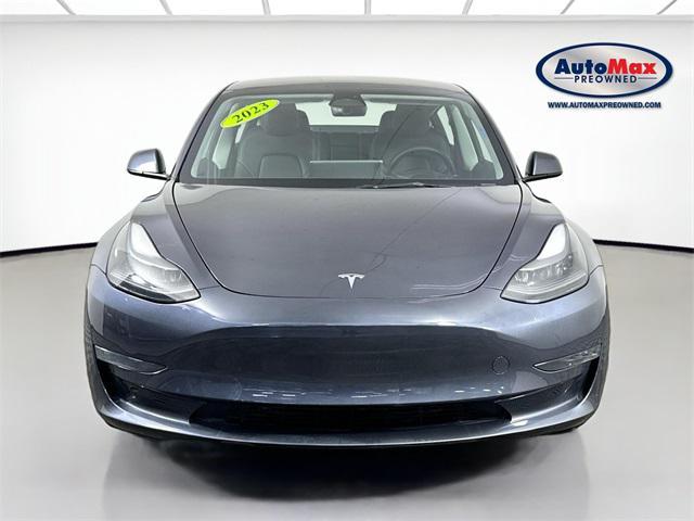 used 2023 Tesla Model 3 car, priced at $31,000