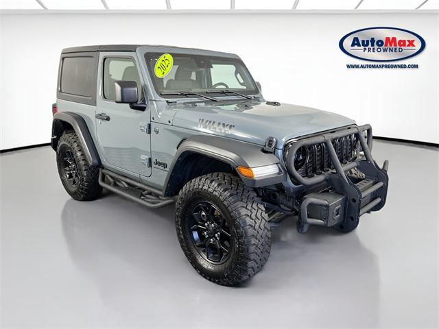 used 2025 Jeep Wrangler car, priced at $36,500