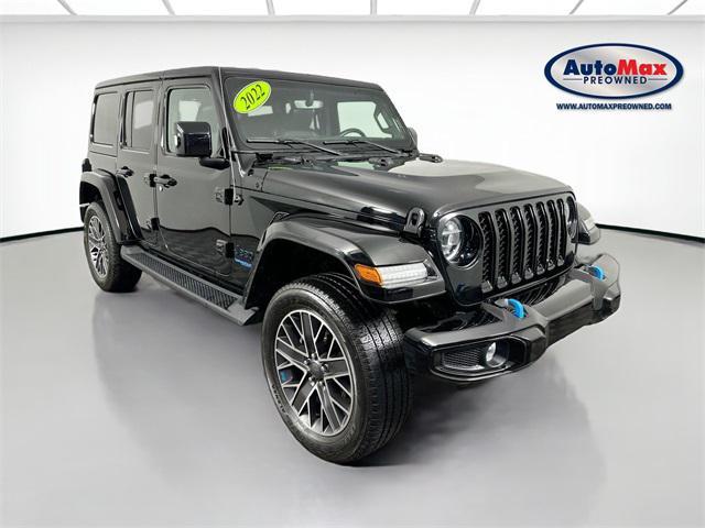 used 2022 Jeep Wrangler Unlimited 4xe car, priced at $33,000