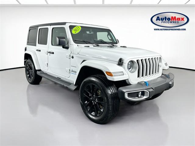 used 2023 Jeep Wrangler 4xe car, priced at $31,500