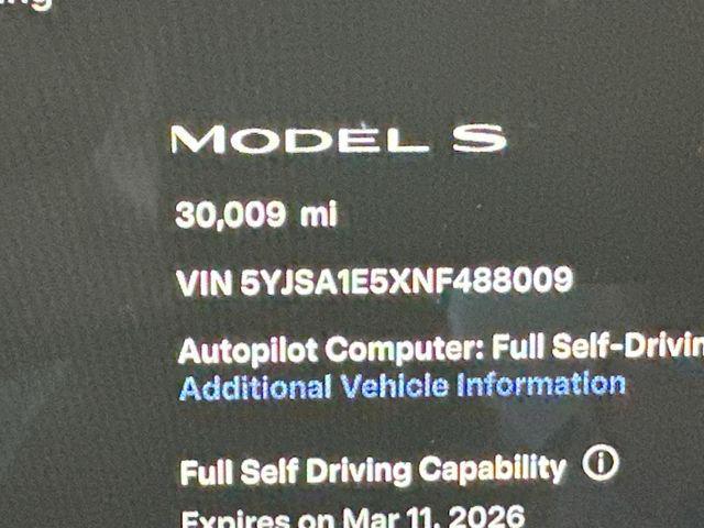used 2022 Tesla Model S car, priced at $45,001