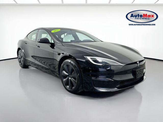 used 2022 Tesla Model S car, priced at $45,001