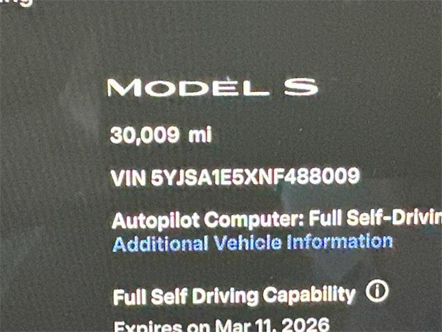 used 2022 Tesla Model S car, priced at $45,500
