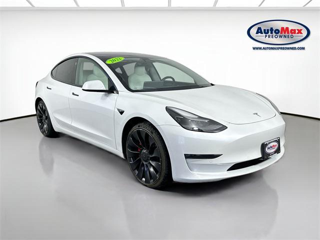 used 2022 Tesla Model 3 car, priced at $29,000