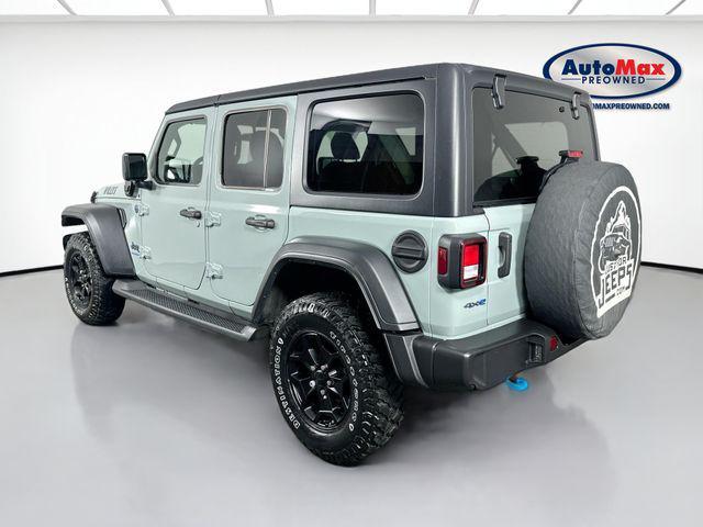 used 2023 Jeep Wrangler 4xe car, priced at $28,500