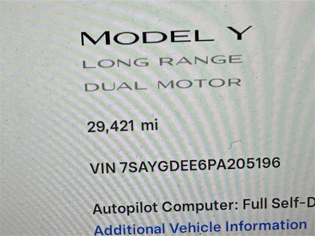 used 2023 Tesla Model Y car, priced at $31,500